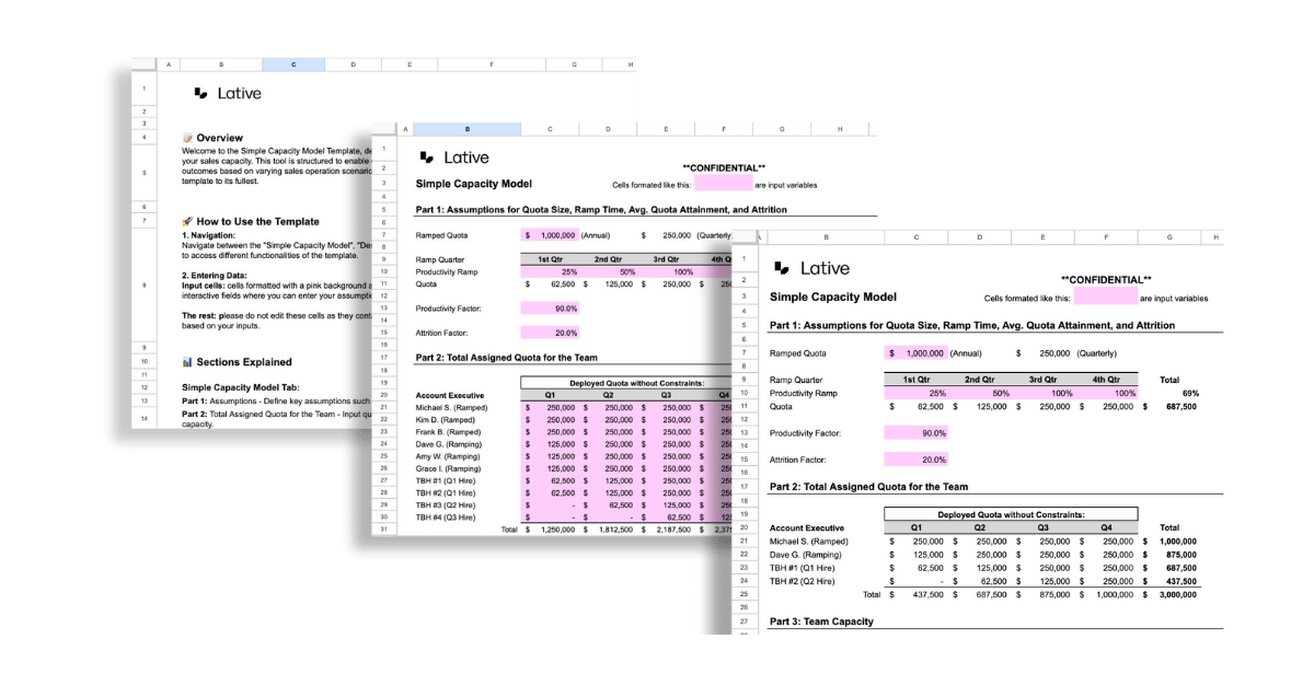 Sales Capacity Model